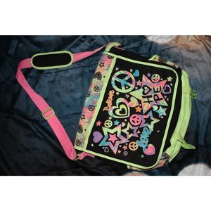 Justice Cross Body Messenger Shoulder Bag 5" x‎ 12" x 14"